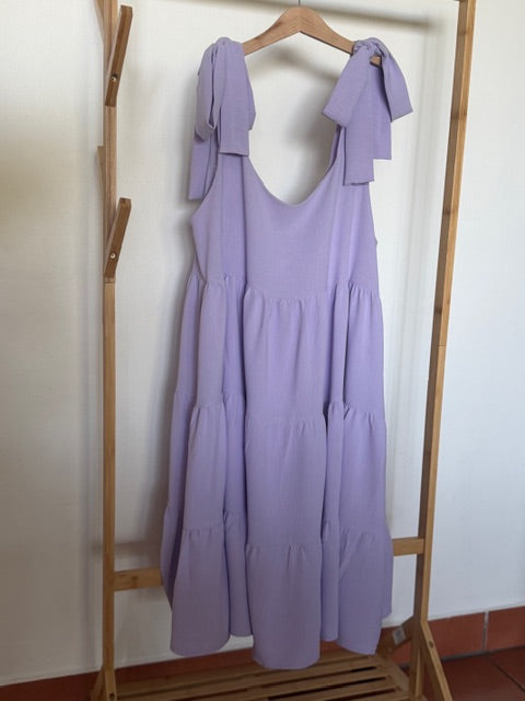Daisy Ladies Dress in Lilac