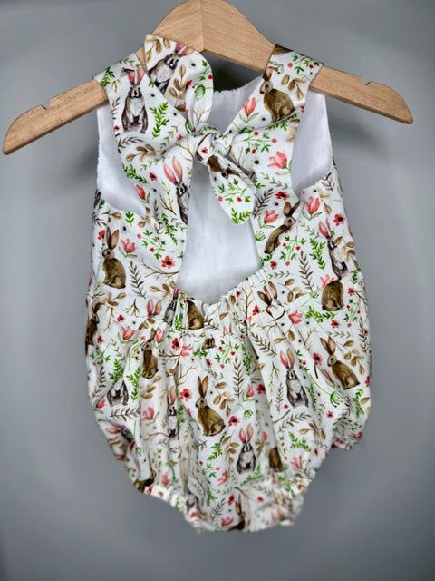 Bunny bow romper