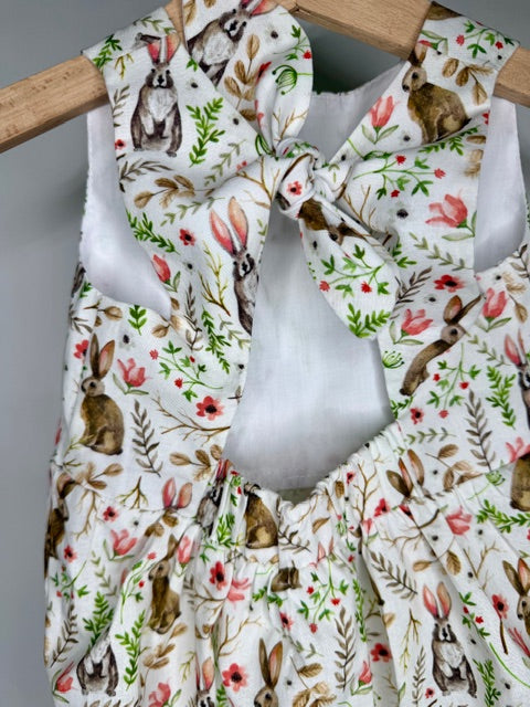 Bunny bow romper