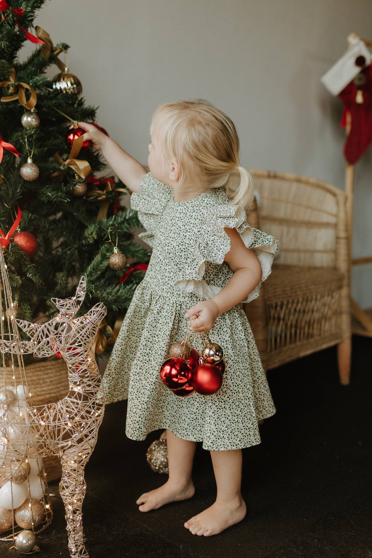 Bella Dress - Festive Prints