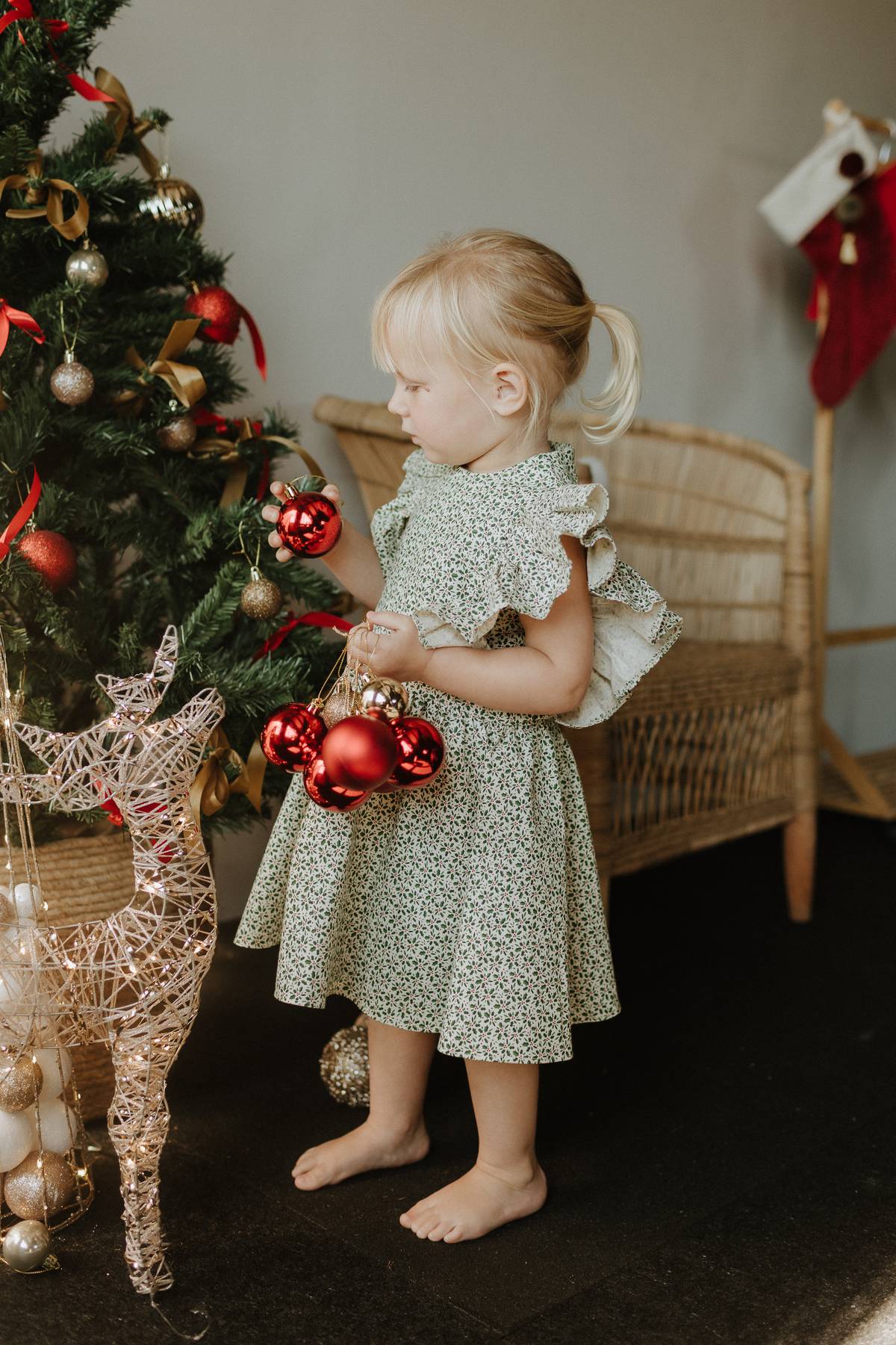 Bella Dress - Festive Prints