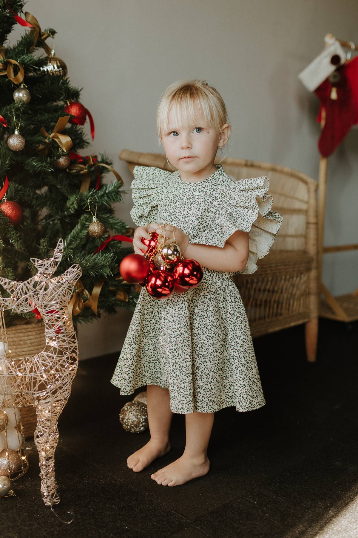 Bella Dress - Festive Prints