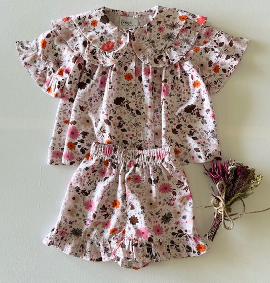 Wildflower short sleeve set