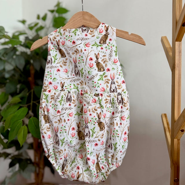 Bunny bow romper